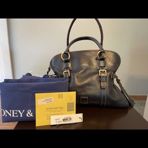 Dooney&Bourke Florentine Domed Satchel Navy